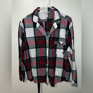 Victoria's Secret Long Sleeve & Pants Pajama Set Size Large Short